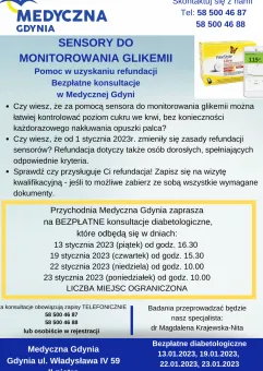 Sensory do monitorowania glikemii - Pomoc w uzyskaniu refundacji