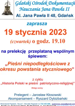 Historia Polski w pieśni z Powstania Styczniowego