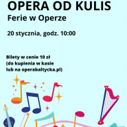 Ferie z operą - Opera od kulis