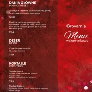 Walentynkowa kolacja w Restauracji Brovarni Gdańsk!