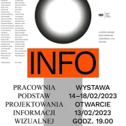 Wystawa "Info" - Pracownia Podstaw Projektowania Informacji