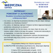 Bezpłatne konsultacje psychiatryczne w Medycznej Gdyni
