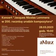 Koncert Jacques Nicolas Lemmens w 200. rocznicę urodzin kompozytora