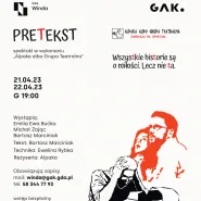 PreTekst - spektakl Alpaka albo Grupa Teatralna