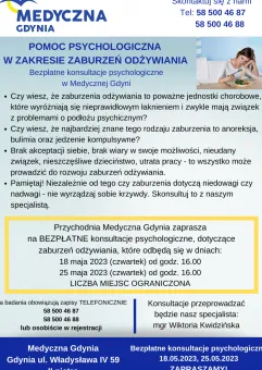 Medyczna Gdynia - konsultacje psychologiczne