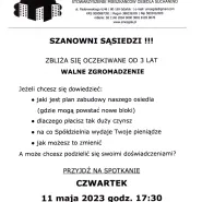 Spotkanie informacyjne Stowarzyszenia Mieszkańców Osiedla Suchanino