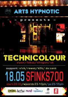 Arts Hypnotic presents: Technicolour (UK)