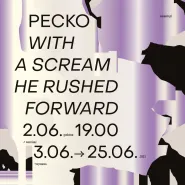 Michał Pecko. With a scream he rushed forward