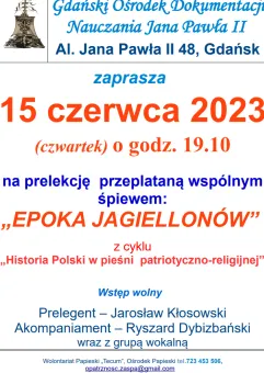Historia Polski, Pieśni Epoki Jagiellonów
