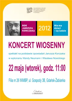 Koncert wiosenny w roku Janusza Korczaka