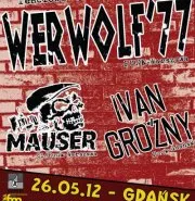 Punk Rock Night/ zagrają: Werwolf 77. Mauser, Ivan Groźny