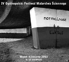 Festiwalu Malarstwa Ściennego - KLINICZNA 2003