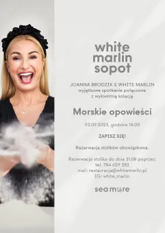 Joanna Brodzik & White Marlin 