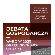 Wybory 2023 - Debata z liderami list wyborczych do Sejmu okręgu gdyńsko-słupskiego