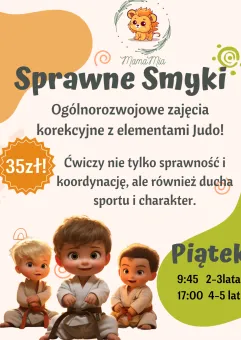 Sprawne Smyki - zajęcia korekcyjne z judo