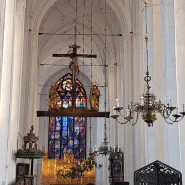 Zwiedzanie wnętrza kościoła Mariackiego