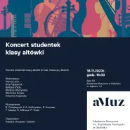 Koncert studentek klasy altówki