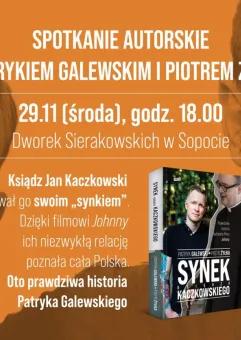 Spotkanie z Patrykiem Galewskim i Piotrem Żyłką | Premiera książki 