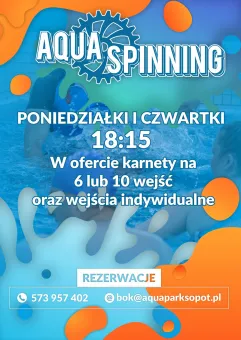 Aqua Spinning w Aquapark Sopot