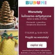 Warsztaty kulinarno-artystyczne - Choineczki z pierników i świąteczne dzwoneczki