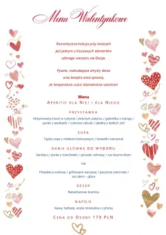 Walentynkowa kolacja w Restauracji Różanej
