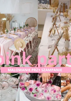 Pink party malowanie przy szampanie edycja walentynkowa