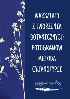 Botaniczne fotogramy metodą cyjanotypii