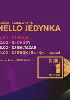 Hello Jedynka - Slam / Chudy / Baltazar / Erok / Ben Kyle - live act