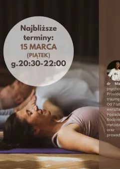 TRE  ćwiczenia uwalniające stres, napięcia i traumę 15 marca (piątek), godz. 20:30-22:00