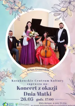 Koncert operetkowy Artes Ensamble na Dzień Matki w Kosakowskim Centrum Kultury