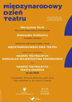 Gala Międzynarodowego Dnia Teatru 2024