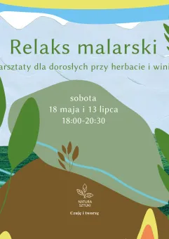 Relaks malarski przy herbacie i winie