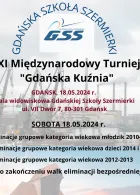 XXI Turniej szermierczy "Gdańska Kuźnia"