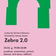 Zebra 2.0. Performance multimedialny z projekcją spektaklu teatralnego