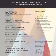 I Ogólnopolski Festiwal Pianistyczny im. Zbigniewa Śliwińskiego