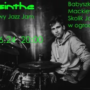 Środowy Jazz Jam:  Babyszka Mackiewicz Skolik Jazz Trio  w ogrodzie