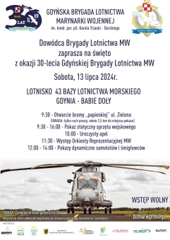Jubileusz Obchodów 30-lecia Gdyńskie Brygady Lotnictwa Marynarki Wojennej