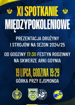 XI Spotkanie Międzypokoleniowe - Prezentacja drużyny Arki Gdynia