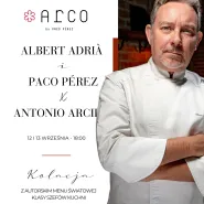 Albert Adrià w restauracji ARCO | Kolacja 3 mistrzów: Albert Adrià, Paco Pérez i Antonio Arcieri