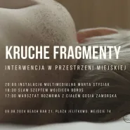Kruche fragmenty - slam, warsztat, instalacja