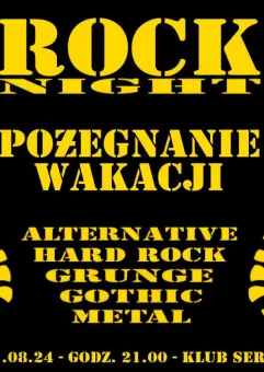 rock night - Pożegnanie Wakacji