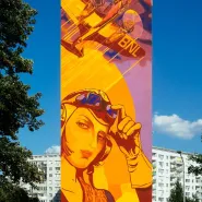 Tematyczny spacer miejski z przewodnikiem: Sztuka uliczna, murale na wieżowcach Gdańska Zaspy
