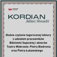 Narodowe Czytanie 2024. Kordian