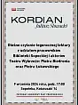 Narodowe Czytanie 2024. Kordian