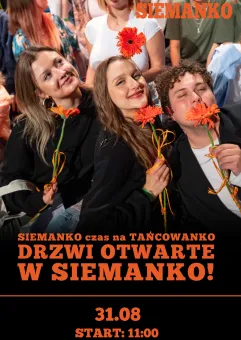 Siemanko - czas na tańcowanko | Drzwi otwarte - darmowe zajęcia