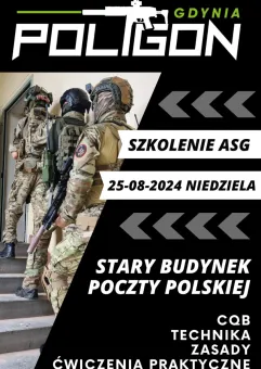 Szkolenie ASG w starym budynku Poczty Polskiej w Gdyni