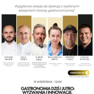 Panel dyskusyjny z ekspertami branży gastronomicznej | Albert Adrià, Paco Pérez, Antonio Arcieri