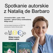 Spotkanie autorskie z Natalią de Barbaro