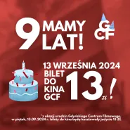 Bilety do kina po 13 zł w GCF