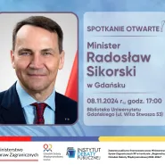 Spotkanie z Ministrem Radosławem Sikorskim